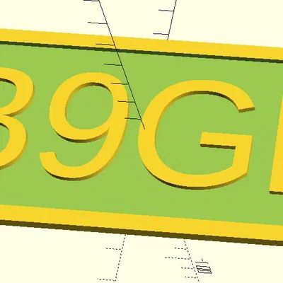 Bảng Rufzeichen (Callsign) dễ tùy chỉnh