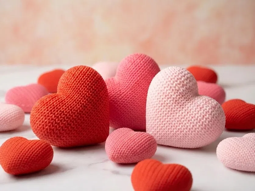 Trái Tim Đan Len: Dễ Thương, Mũm Mĩm và Căng Phồng - Image 6