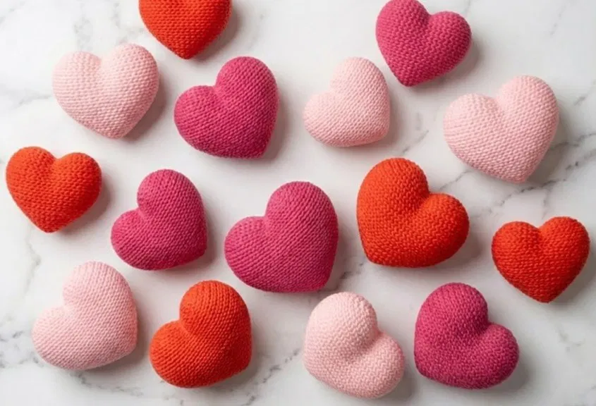 Trái Tim Đan Len: Dễ Thương, Mũm Mĩm và Căng Phồng - Image 8