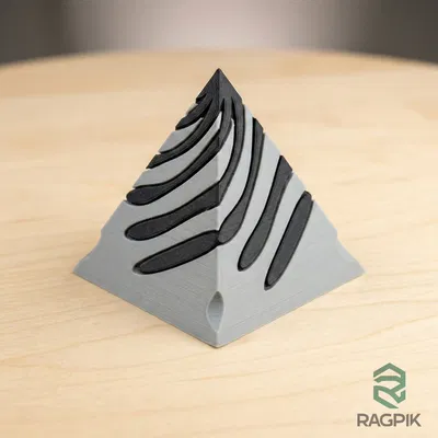 Đồ chơi fidget xoắn ốc dạng kim tự tháp (Spiral Fidget Toy Pyramid)