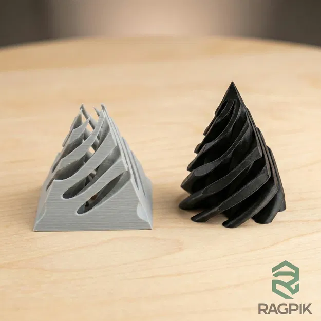 Đồ chơi fidget xoắn ốc dạng kim tự tháp (Spiral Fidget Toy Pyramid) - Image 2