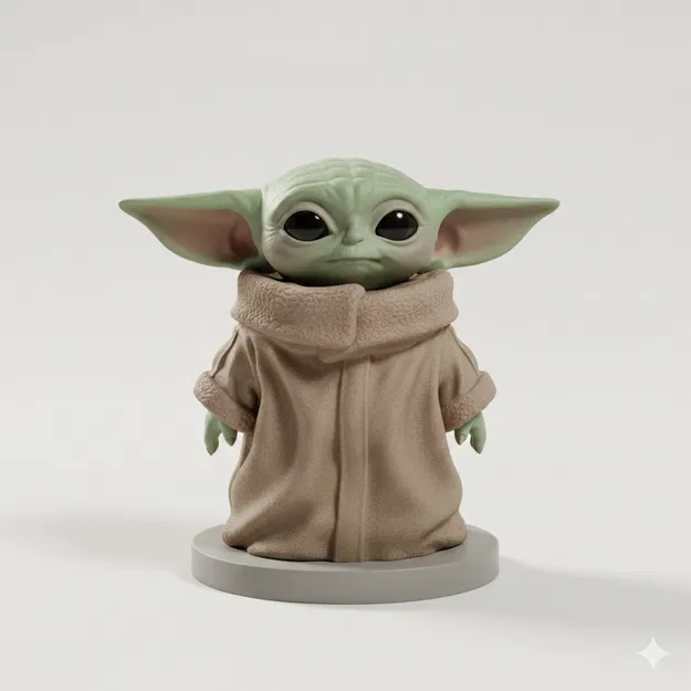 Baby Yoda (Grogu) – Mô hình Mandalorian - Image 1