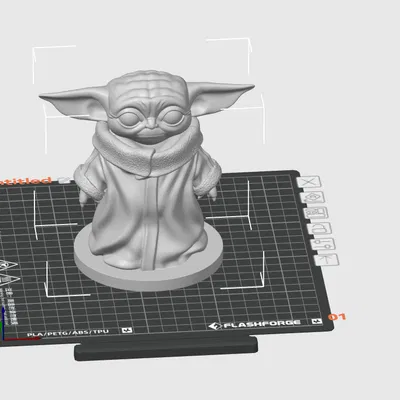 Baby Yoda (Grogu) – Mô hình Mandalorian