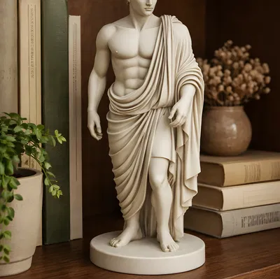 Tượng Thần Hy Lạp Cổ Đại Trẻ (Juvenile Ancient Greek God Statue)