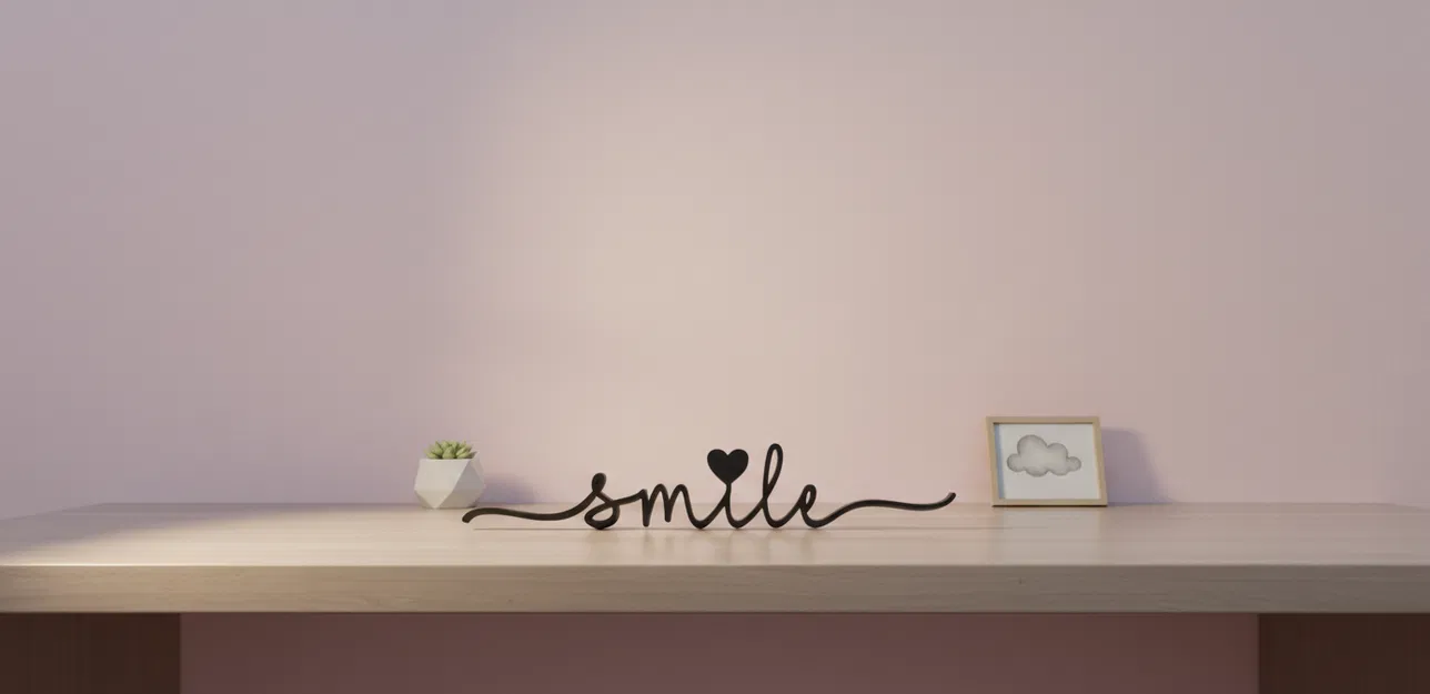Chữ “Smile ♡” dễ thương - Decor nhà xinh ♡ - Image 4
