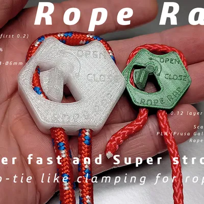 Rope Rap – Kẹp dây kiểu TyRap: siết nhanh, bám chắc (cho dây thừng)