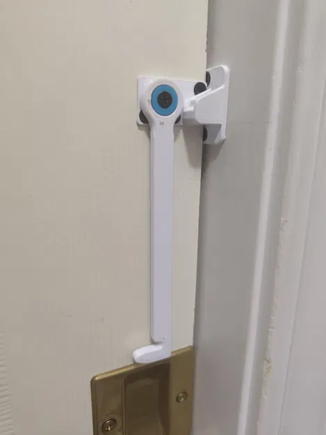 Chốt cửa lùa âm tường cho mèo (Pocket Door Cat Latch) - Image 4