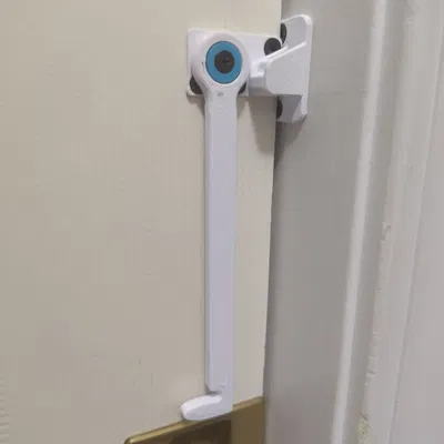 Chốt cửa lùa âm tường cho mèo (Pocket Door Cat Latch)