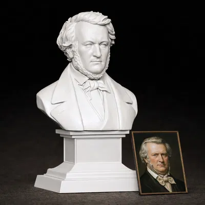 Tượng Bust Richard Wagner – Mẫu 3D In Chi Tiết Cao