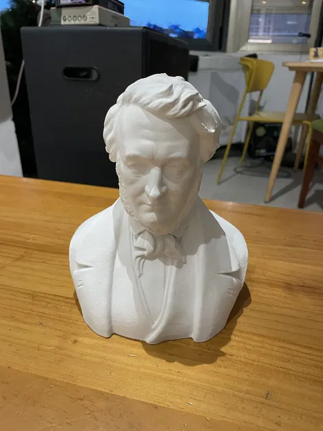 Tượng Bust Richard Wagner – Mẫu 3D In Chi Tiết Cao - Image 5