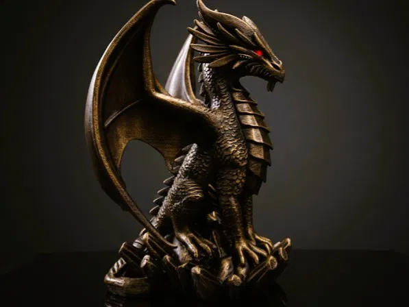 Tượng Dragon Guardian Figurine – Mô hình rồng hộ vệ - Image 1