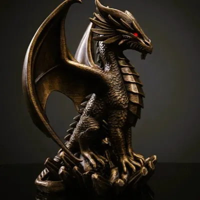 Tượng Dragon Guardian Figurine – Mô hình rồng hộ vệ