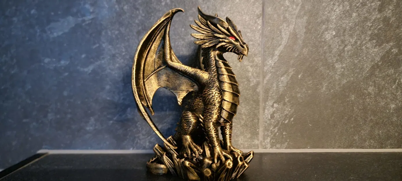 Tượng Dragon Guardian Figurine – Mô hình rồng hộ vệ - Image 2
