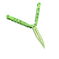 *~Fully Printable~* Butterfly Knife Balisong - Thumbnail 1