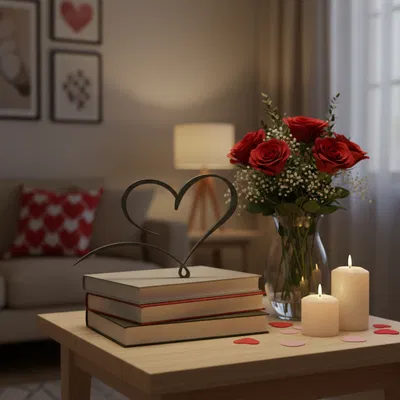 Trang trí nhà hình trái tim “Love”