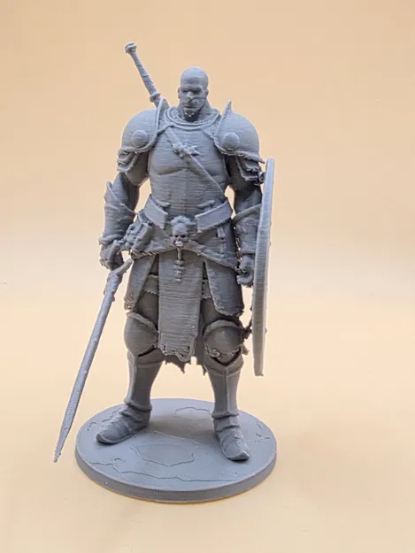 Bojovník z Dungeons & Dragons – Chiến binh giáp nặng 3D chi tiết - Image 1