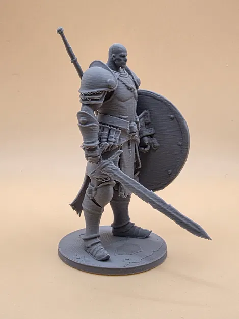 Bojovník z Dungeons & Dragons – Chiến binh giáp nặng 3D chi tiết - Image 3