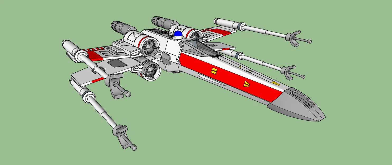 Star Wars X-WIng – Mô hình X-Wing (PLA/STL) kèm decals & stand - Image 2