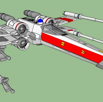 Star Wars X-WIng – Mô hình X-Wing (PLA/STL) kèm decals & stand