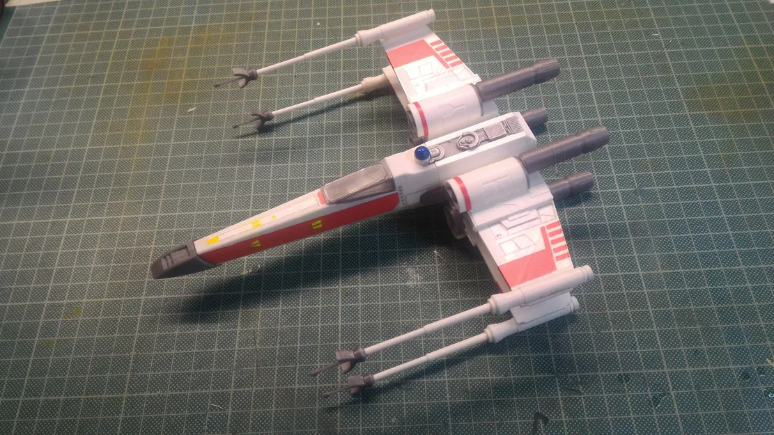 Star Wars X-WIng – Mô hình X-Wing (PLA/STL) kèm decals & stand - Image 5