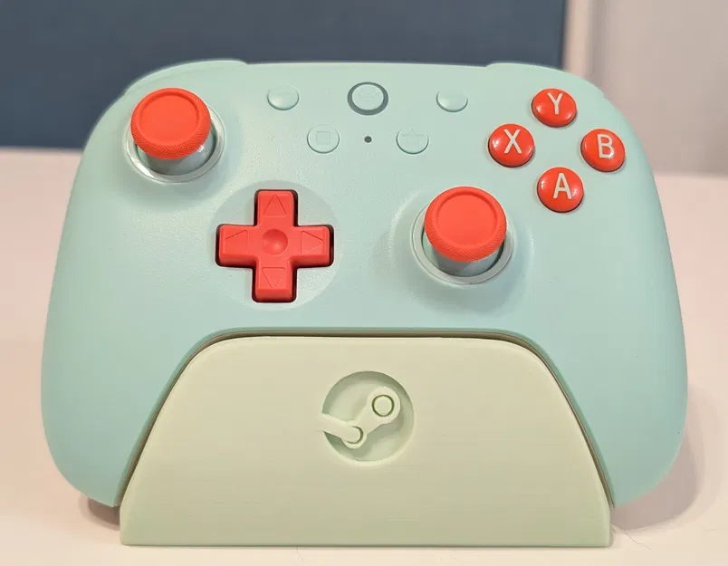 Đế tay cầm 8bitdo Ultimate 2C có khe dongle - Remix logo Steam - Image 1