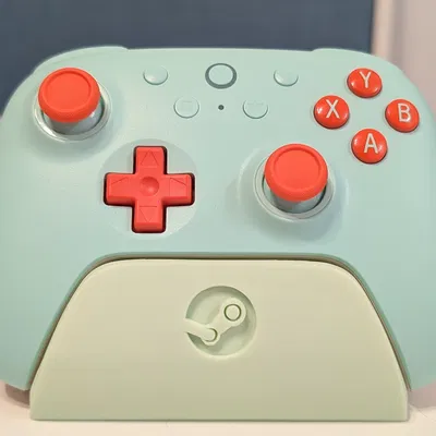 Đế tay cầm 8bitdo Ultimate 2C có khe dongle - Remix logo Steam