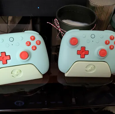 Đế tay cầm 8bitdo Ultimate 2C có khe dongle - Remix logo Steam