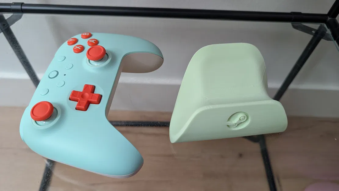 Đế tay cầm 8bitdo Ultimate 2C có khe dongle - Remix logo Steam - Image 5