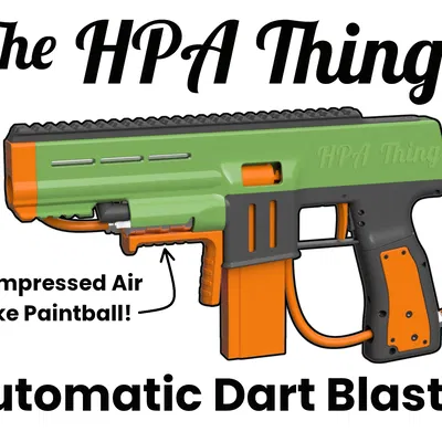 (DIY Nerf) The HPA Thing - Dart Blaster chạy khí nén (Compressed Air)!