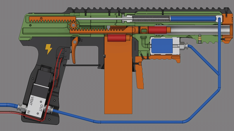 (DIY Nerf) The HPA Thing - Dart Blaster chạy khí nén (Compressed Air)!