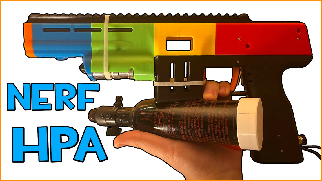 (DIY Nerf) The HPA Thing - Dart Blaster chạy khí nén (Compressed Air)! - Image 5