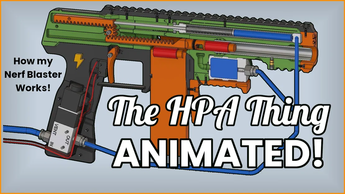 (DIY Nerf) The HPA Thing - Dart Blaster chạy khí nén (Compressed Air)! - Image 9