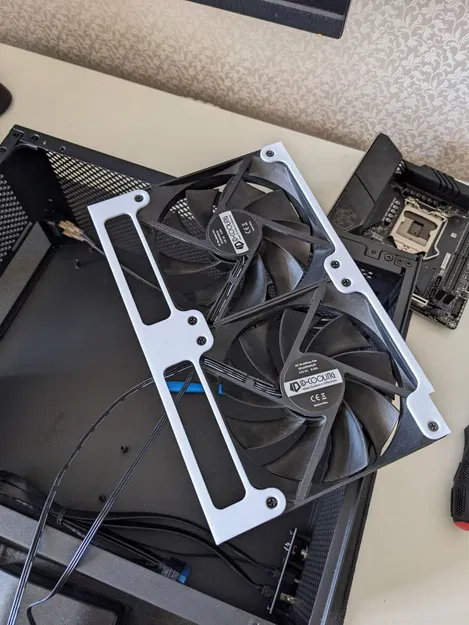 Metalfish s5 max - Ngàm gắn quạt 120mm - Image 3