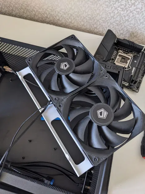 Metalfish s5 max - Ngàm gắn quạt 120mm - Image 4