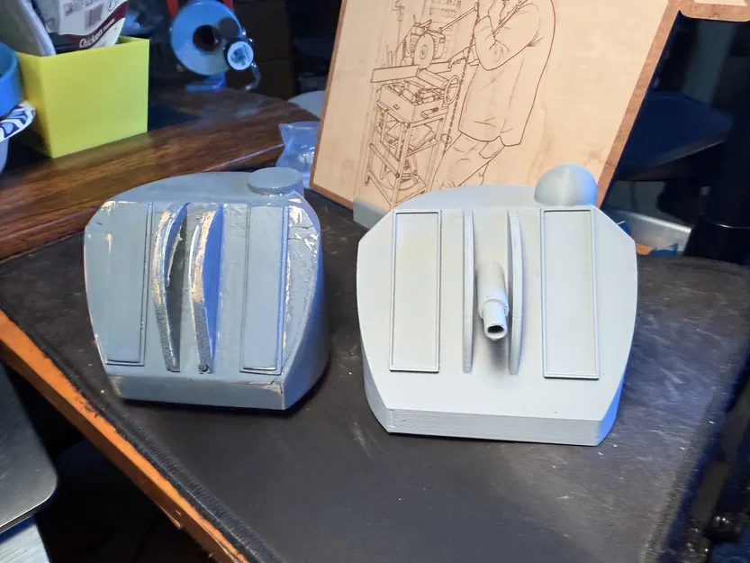 RC Boat: USS Crockett Deck Fittings – Phụ kiện boong tàu - Image 1