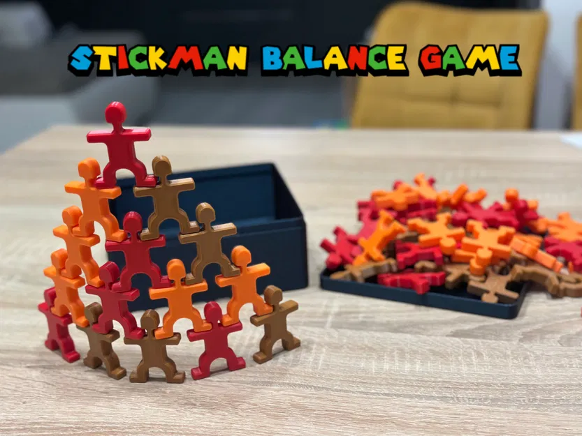 Trò chơi thăng bằng Stickman kèm hộp - Image 1