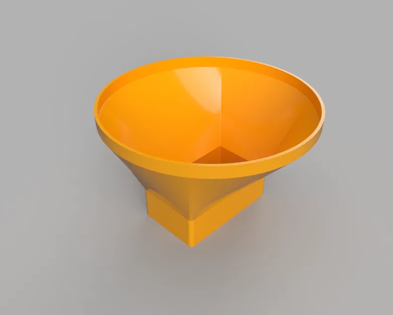 Phễu nhỏ – chuyển 30x50mm vuông sang 90mm tròn - Image 1