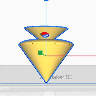 Con quay có lỗ để xỏ dây