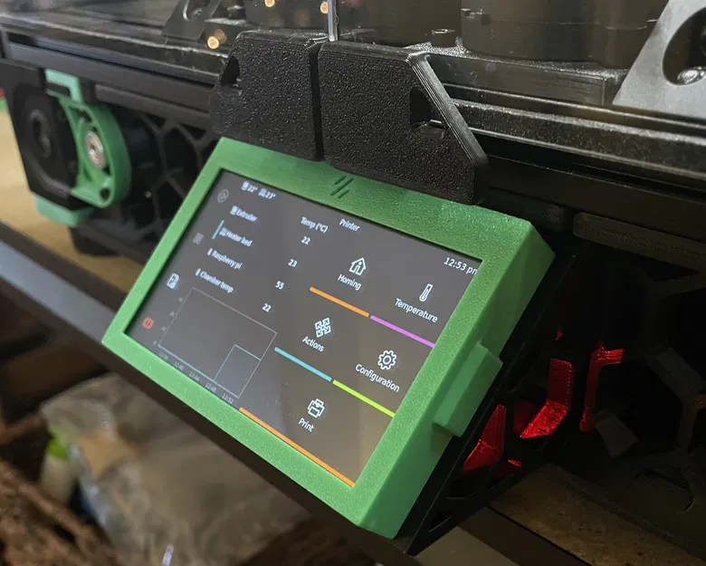 Ngàm 45° cho PI TFT43 4.3" dùng Voron 2.4/Trident - Image 1