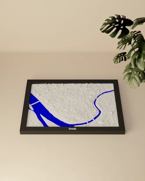 Omsk, Nga - Mô hình thu nhỏ 3D - Image 2