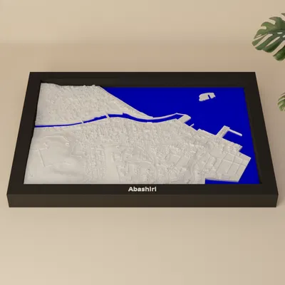 Abashiri, Nhật Bản - Mô hình thu nhỏ 3D