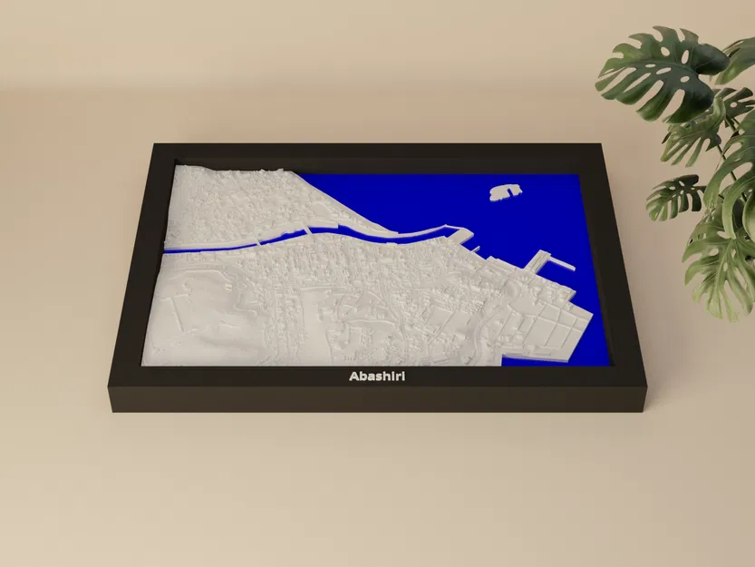 Abashiri, Nhật Bản - Mô hình thu nhỏ 3D - Image 2