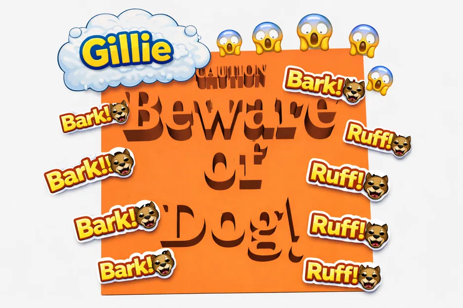 Bảng Cảnh Báo! Coi Chừng Chó - Image 1