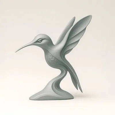 Kolibri – Tượng điêu khắc chim kolibri