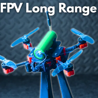 Drone FPV Gập Gọn Micro 18650 In 3D (18650 Micro Foldable FPV Drone)