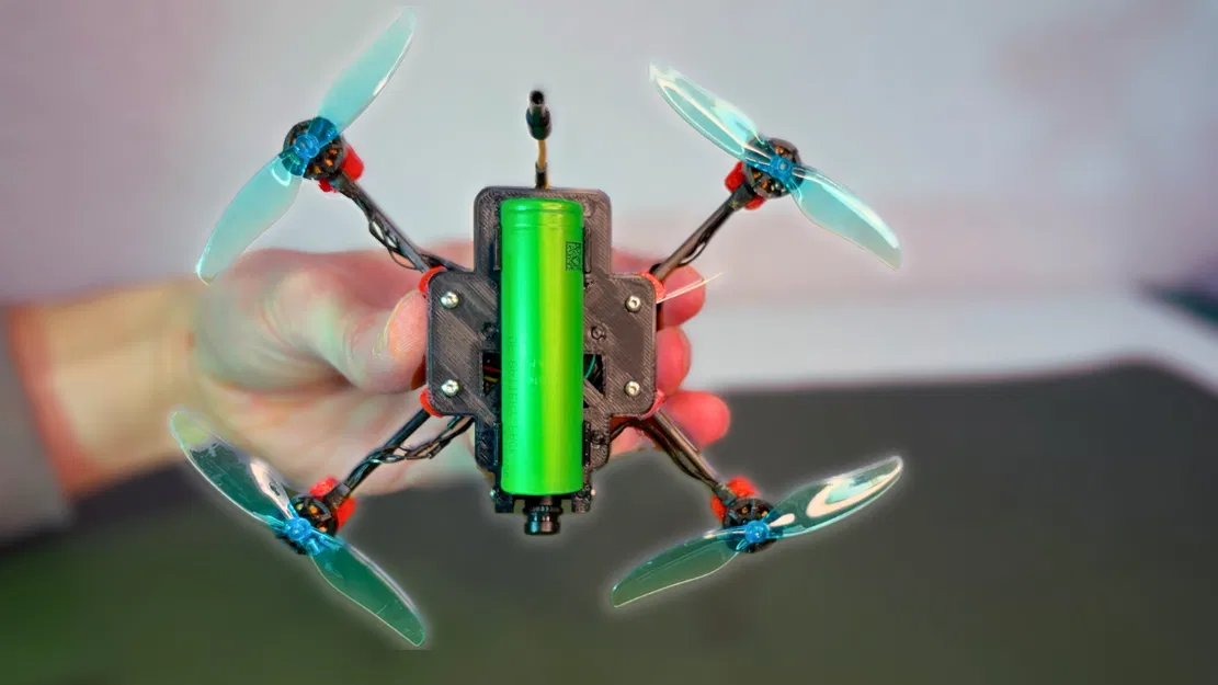 Drone FPV Gập Gọn Micro 18650 In 3D (18650 Micro Foldable FPV Drone) - Image 2