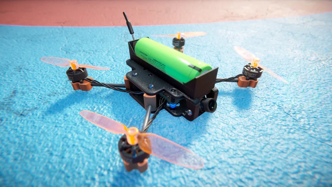 Drone FPV Gập Gọn Micro 18650 In 3D (18650 Micro Foldable FPV Drone) - Image 4