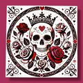 Queen Skull - Valentine's Day Hueforge (Đầu lâu Nữ hoàng - Valentine) - Thumbnail 2