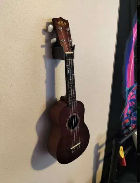 Móc treo ukulele gắn tường tối giản - Image 2