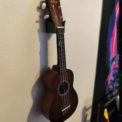 Móc treo ukulele gắn tường tối giản